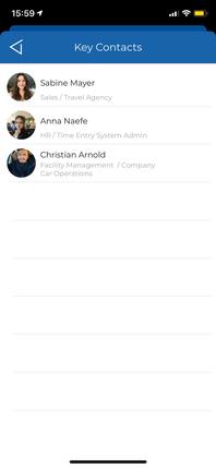 Employee Communication App Key Contacts Phone Book